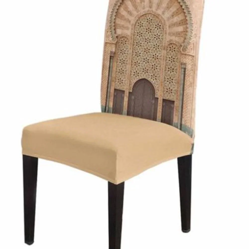 Royal Print Beautiful 4 pcs Stretch Elastic Chair Slipcover Seat Protector